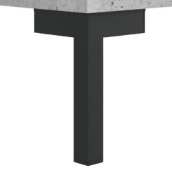 vidaXL Skjenk betonggrå 69,5x34x90 cm konstruert tre