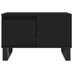 Salongbord svart 55x55x36,5 cm konstruert tre