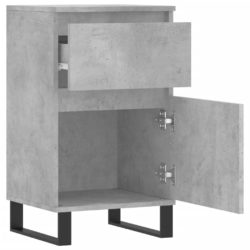 Skjenk betonggrå 40x35x70 cm konstruert tre