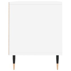 TV-benk hvit 100×34,5×44,5 cm konstruert tre