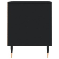 TV-benk svart 100×34,5×44,5 cm konstruert tre