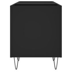 Hifi-benk svart 121x38x48 cm konstruert tre