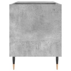 Hifi-benk betonggrå 84,5x38x48 cm konstruert tre
