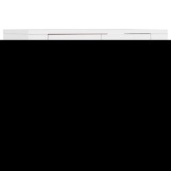 Vegghengte TV-benker 2 stk hvit 57×34,5×40 cm