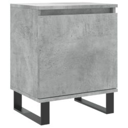 Nattbord betonggrå 40x30x50 cm konstruert tre