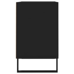 TV-benk svart 69,5x30x50 cm konstruert tre