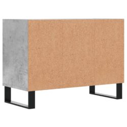 TV-benk betonggrå 69,5x30x50 cm konstruert tre