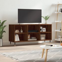 vidaXL TV-benk brun eik 103,5x30x50 cm konstruert tre