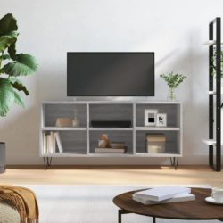 TV-benk grå sonoma 103,5x30x50 cm konstruert tre