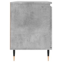 TV-benk betonggrå 104x35x50 cm konstruert tre