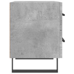 Nattbord 2 stk betonggrå 40x35x47,5 cm konstruert tre