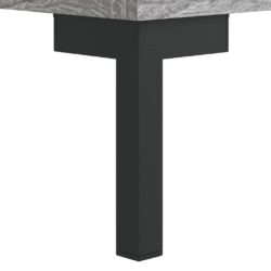 Nattbord grå sonoma 40x35x47,5 cm konstruert tre