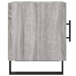 Nattbord 2 stk grå sonoma 40x40x50 cm konstruert tre
