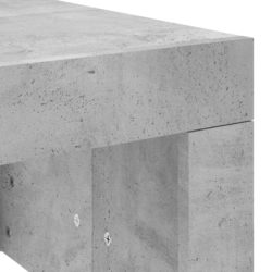 Salongbord betonggrå 102x50x36 cm konstruert tre