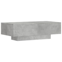 Salongbord betonggrå 100×49,5×31 cm konstruert tre