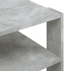 Salongbord betonggrå 59,5×59,5×40 cm konstruert tre