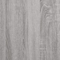 Highboard grå sonoma 69,5×32,5×180 cm konstruert tre
