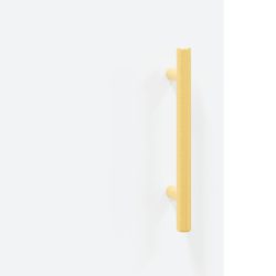 Highboard hvit 34,5x34x180 cm konstruert tre