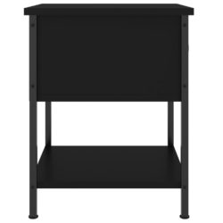 Nattbord svart 34×35,5×45 cm konstruert tre