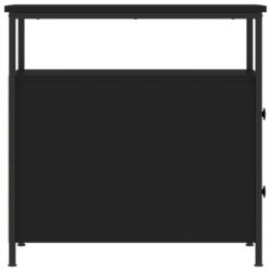 vidaXL Nattbord svart 30x60x60 cm konstruert tre