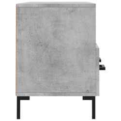 TV-benk betonggrå 120x35x48 cm konstruert tre