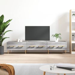 vidaXL TV-benk grå sonoma 150x36x30 cm konstruert tre