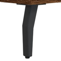 Skrivebord brun eik 140x50x75 cm konstruert tre