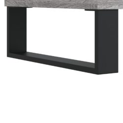 vidaXL Skrivebord grå sonoma 140x50x75 cm konstruert tre