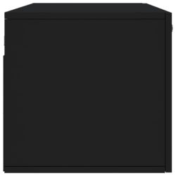 Veggskap svart 100×36,5×35 cm konstruert tre