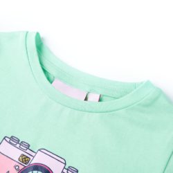 T-skjorte for barn grønn 140