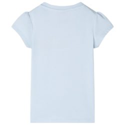 T-skjorte for barn lyseblå 116