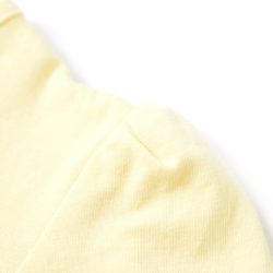 T-skjorte for barn myk gul 128