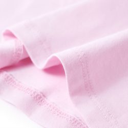 T-skjorte for barn myk rosa 128