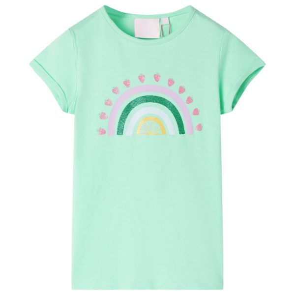 T-skjorte for barn grønn 104