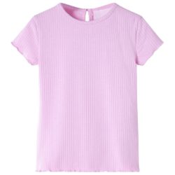 T-skjorte for barn lyserosa 140