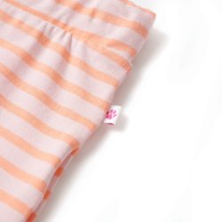skjørt for barn med striper rosa 104