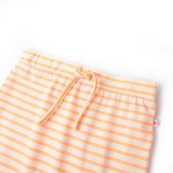 skjørt for barn med striper fluorescerende oransje 104