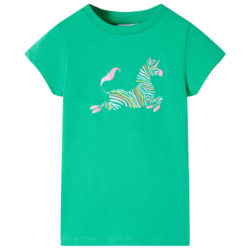 T-skjorte for barn grønn 140