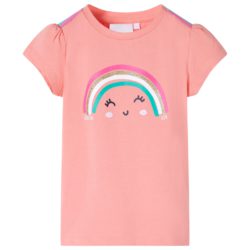 T-skjorte for barn lysekorall 92