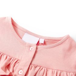 T-skjorte for barn medium rosa 116