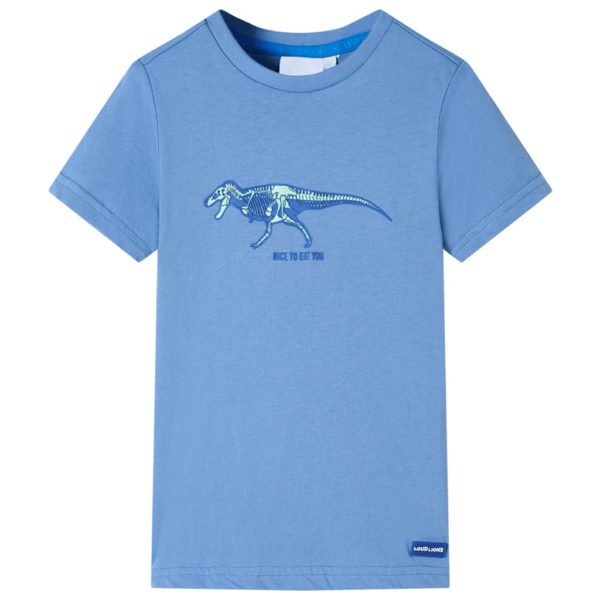 T-skjorte for barn medium blå 92