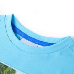 T-skjorte for barn aqua 140