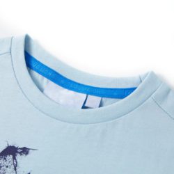T-skjorte for barn blå 128
