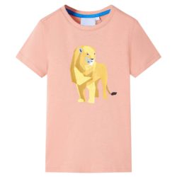 T-skjorte for barn lyseoransje 104