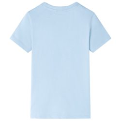 T-skjorte for barn blå 140