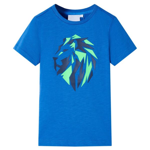 T-skjorte for barn blå 116