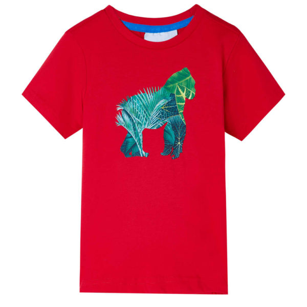 T-skjorte for barn rød 92