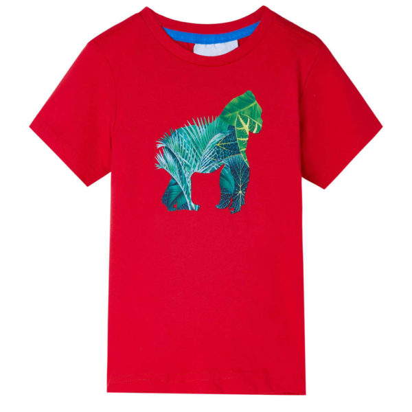 T-skjorte for barn rød 104