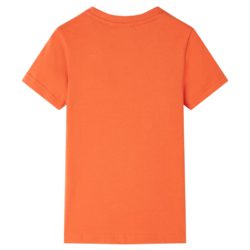 T-skjorte for barn knalloransje 128