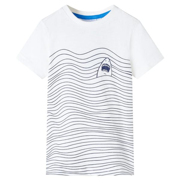 T-skjorte for barn med ecru 116